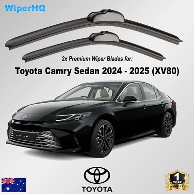 2x Premium Wiper Blades For Toyota Camry Sedan 2024 - 2025 Front Pair 26" + 20" - image 1 of 4