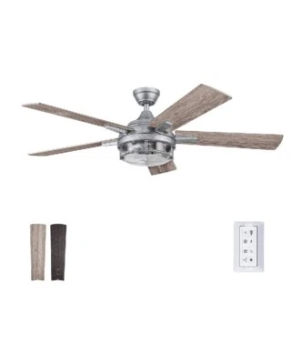 Prominence Home 52" Freyr 51657 Galvanized RC Ceiling Fan -Missing Pieces, Read! - Image 1 of 4