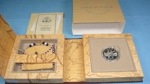 2004 P UNITED STATES MINT LEWIS & CLARK PROOF SILVER DOLLAR COIN & POUCH SET - Picture 1 of 13