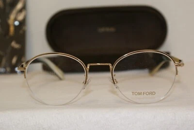Nuevo Auténtico Tom Ford 5334 Dorado 032 50-21-150 W Estuche Original! Foto 1 de 4