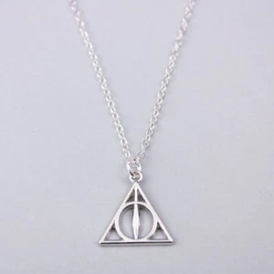 Collar símbolo de las Reliquias de la Muerte (Harry Potter) - Imagen 1 de 5