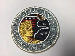 3” NASA APOLLO XVII (17) CREW PATCH Astronaut Outer Space Flight Spaceship Lunar - Picture 1 of 3