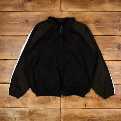 Vintage Perry Ellis Windbreaker Jacket L Black - Image 1 of 4