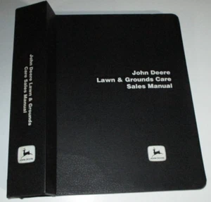 John Deere Lawn Tractor &Grounds Care Dealers 3-Post Sales Manual Binder (empty) - Picture 1 of 5