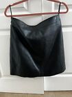 Warehouse  Ladies Black Faux Leather  Skirt Size 12