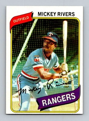 1980 Topps #485 Mickey Rivers - Image 1 of 2