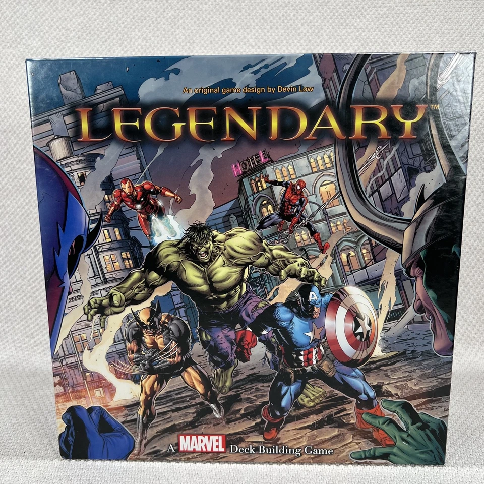 Marvel Legendary Deck Building Core Board Game - 560 Cards, Rules, Board, Box - Image 1 of 4