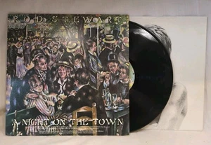 Rod Stewart A Night on The Town 1976 LP Vinyl Record BS-2938 Warner Bros Ex  - Imagen 1 de 7
