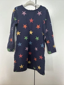 Primary Girls Rainbow Star Dress Sz 4/5 - Picture 1 of 4