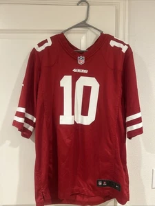 Camiseta de fútbol americano talla X-grande Nike SF 49ers On The Field Jimmy Garoppolo #10 NFL - Imagen 1 de 6