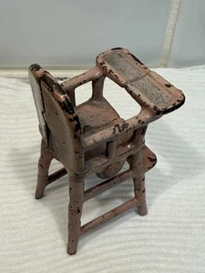 ANTIKES GUSSEISERNES SPIELZEUG Kilgore ROSA HOCHSTUHL - Bild 1 von 2