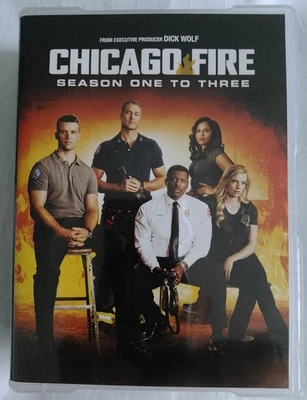 Chicago Fire: Complete Series 1 to 3 - Very Good Condition 18 Disc DVD Box Set - Image 1 of 4