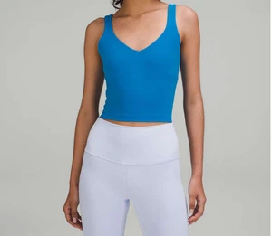 Lululemon Align Tanktop Größe 4 Poolside Neu mit Etikett seltene ausverkaufte Farbe - Bild 1 von 8