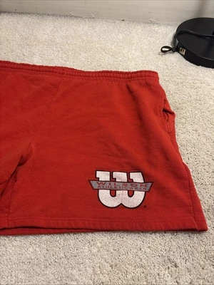 Pantalones Cortos Deportivos Wilson De Colección Rojo XL 42 pulgadas Gimnasio Tenis Hechos en EE. UU. Años 80/90 Foto 1 de 4