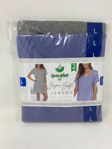 Honeydew superweiches Jersey Damen Schlafshirt (2er Pack) - Large - Bild 1 von 1