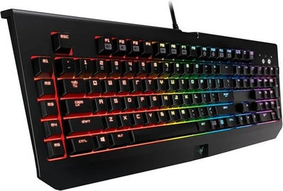 Razer BlackWidow Chroma: Clicky RGB Mechanical Gaming Keyboard - 5 Macro Keys Gr - Image 1 of 4