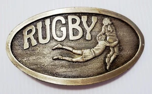 Rugby Gürtelschnalle 1975 Reseda Calif. Trikot #4 - Bild 1 von 5
