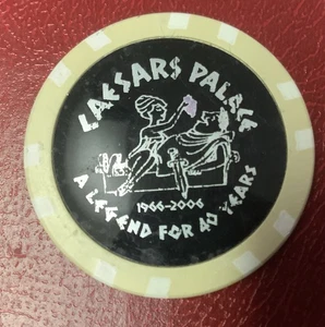 Caesars Palace Chip.   A Legend For Forty Years.   1966-2006 - Picture 1 of 3