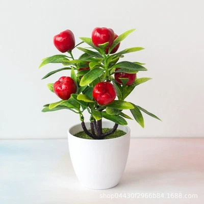Artificial Fruit Plant Decorative Potted Silk for Home Office Table Display - Image 1 of 4