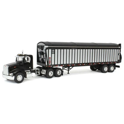 Speccast 1/64 Peterbilt 385 Meyer 9140RT Boss Foraggio Rimorchio Wi Tech Giorno - Immagine 1 di 4