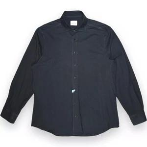 $278 Camisa Jersey Emanuel Berg Para Hombres L Byron Carbón Elastizada Talla 42/16.5 COMO NUEVA - Imagen 1 de 10