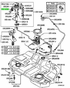 Gauge Unit, Fuel Tank For: Mitsubishi Lancer Evo 7 8 9 CT9A - Picture 1 of 1
