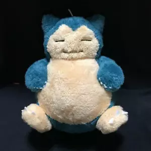 Pokemon Snorlax Plush Doll Fluffy KABIGON BANPRESTO Kawaii New Japan Prize - Picture 1 of 3