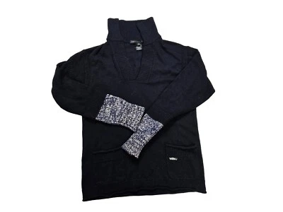 Marc By Marc Jacobs женщин воротник V шеи пуловер свитер средний черный (лот 115) - Изображение 1 из 4