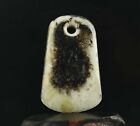 Old China natural hetian jade hand-carved statue of axe pendant