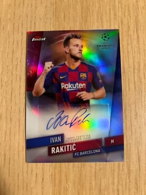 Ivan Rakitic - Topps Finest Auto, 2019-20, FC Barcelona - Image 1 of 3