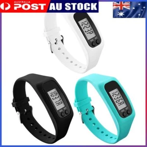LED Pedometer Bracelet Wrist Calorie Counters Step Counter Watch for Men Women - Picture 1 of 15