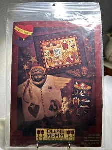 Vintage 1997 Debbie Mumm "Angel Love" Quilt Appliqué Piece Pattern ~ Complete - Picture 1 of 4