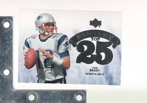 Upper Deck UD #F25-BR 2006 Tom Brady Fantasy Top 25 inserciones ¡cabra! Casi nuevo + patriotas - Imagen 1 de 1