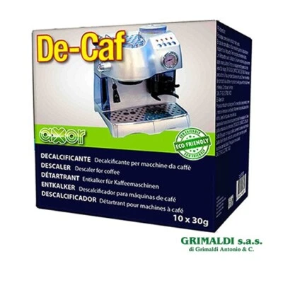 AXOR DE-CAF 10 PZ DA 30GR DECALCIFICANTE PER MACCHINA CAFFÉ PULIZIA CAFFETTIERA