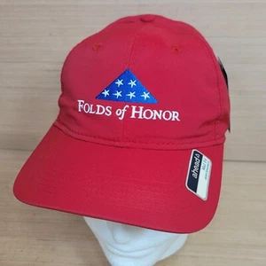 Folds Of Honor Baseball Hat Red Ahead Special Edition Mid Fit Lightweight - Picture 1 of 8