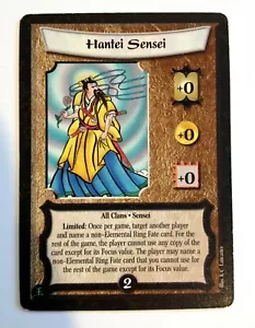 Hantei Sensei L5R Leyenda de los Cinco Anillos CCG Fuego y Sombra - Imagen 1 de 3
