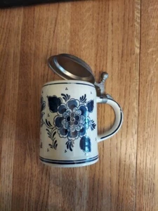 Royal Goedewaagen Blue Delft Handwork Hollen Mug Stein - Picture 1 of 7