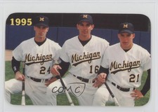 1995 Michigan Wolverines Schedule Cards Rodney Goble Brian Simmons Scott Weaver