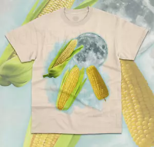 Three Corns Moon T-Shirt Funny Meme Three Wolf Parody Moon Unisex Shirt - Picture 1 of 8