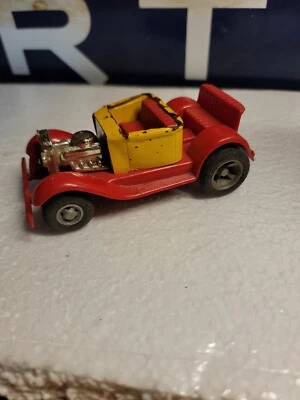 Ford Roadster Tonka años 70 / Hecho en EE. UU. / ROJO Y AMARILLO Foto 1 de 4