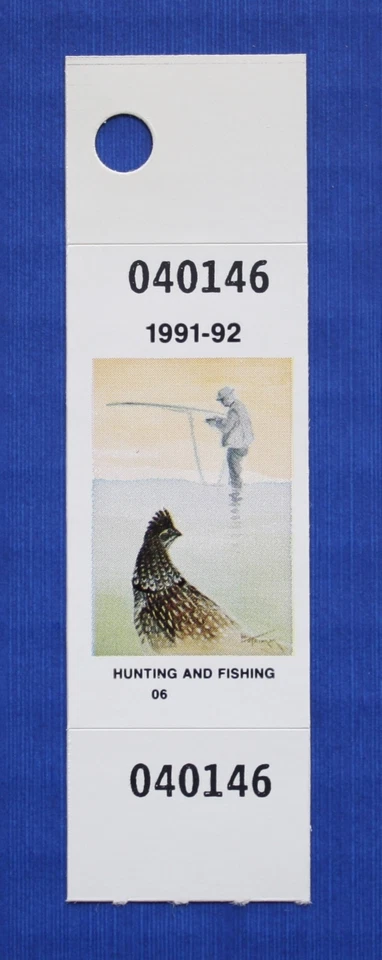 U.S. (NYHF10) 1991-92 New York Hunting & Fishing Stamp (MNH) - Image 1 of 1