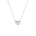 Alloy Jewelry Korean Sliver Pendant Women Y2K Necklace Bow Heart Necklace