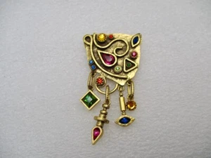 Patricia Locke Modernist Brooch - Picture 1 of 4