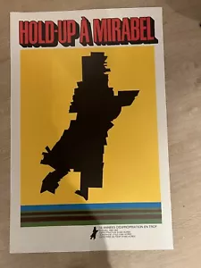 Póster grande vintage Vittorio Fiorucci Hold Up Mirabel Airport Montreal 40x26 - Imagen 1 de 7
