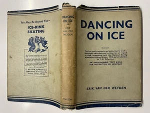"DANCING ON ICE" HB/DJ VAN DER WEYDEN 1ST ED 1951 TEXT BOOK INSTRUCTIONS - Picture 1 of 9