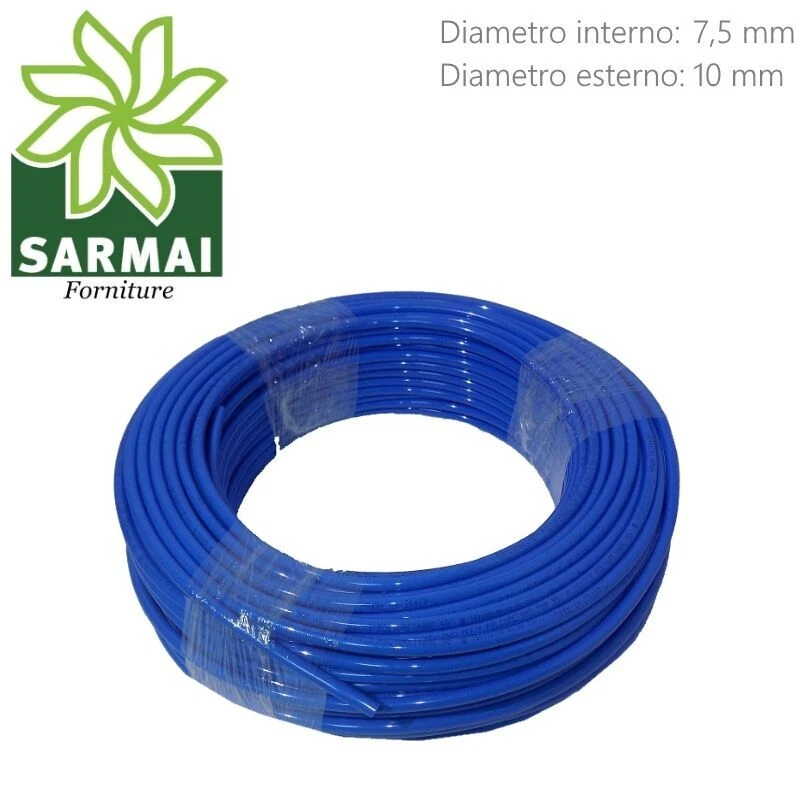 Tubo Aria Compressa 7,5x10 mm in Poliuretano 100 metri potatura raccolta olive - Immagine 1 di 1