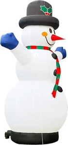 TKLoop 13Ft Christmas Inflatable Snowman Lighted with Blower Lawn Xmas Party - Picture 1 of 7