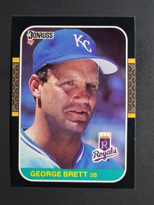 1987 Donruss Baseball #54 George Brett Kansas City Royals *MINT*