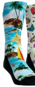 Retired Rockem Rock em Unisex Socks Adult L/XL Hawaii 5-Pack Exclusive The Beach - Picture 1 of 4