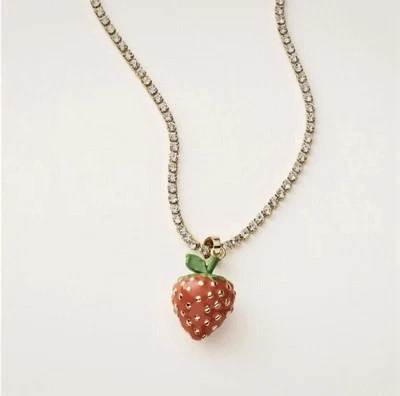 Collar Tenis Kate Spade New York X Target Fresa Dije - ¡Súper Lindo! Foto 1 de 4